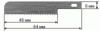 Лезвие OLFA (Олфа) OL-KB4-WS/3